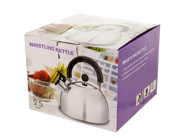 Picture of Bulk Buys OD870-4 Whistling Stainless Steel Tea Kettle -Pack of 4