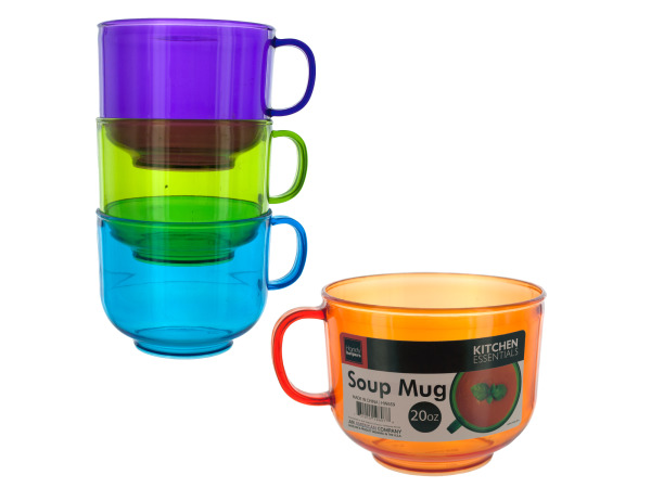 Picture of Bulk Buys HW659-24 20-Ounce Stackable Soup Mug -Pack of 24