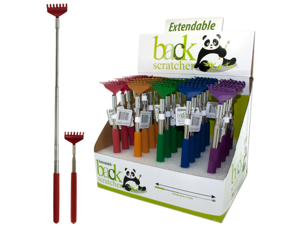 Picture of Bulk Buys OC045-25 Extendable Back Scratcher Counter Top Display -Pack of 25