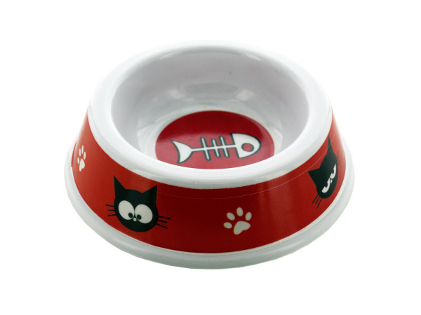 Picture of Bulk Buys DI431-24 Cartoon Pet Dish -Pack of 24