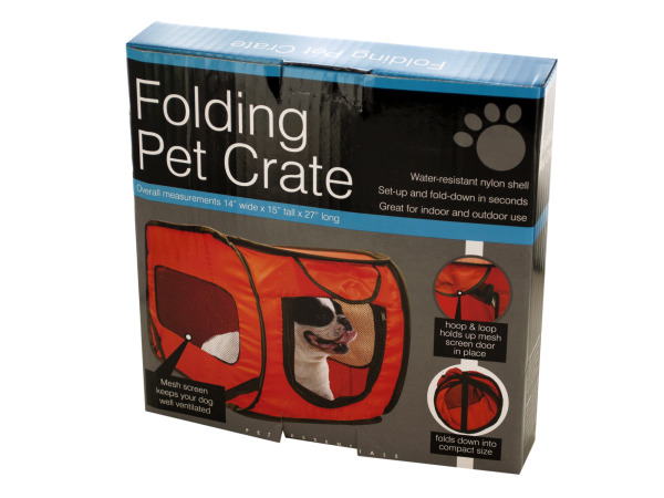 Picture of Bulk Buys OD989-1 Folding Pet Crate