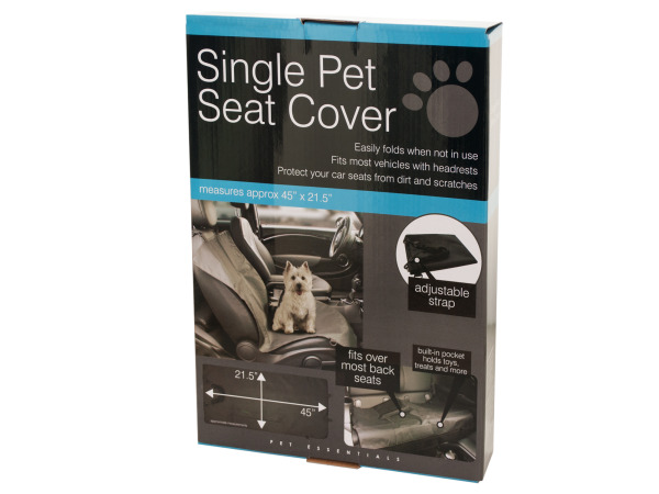 Picture of Bulk Buys OD990-12 Single Pet Auto Seat Cover -Pack of 12