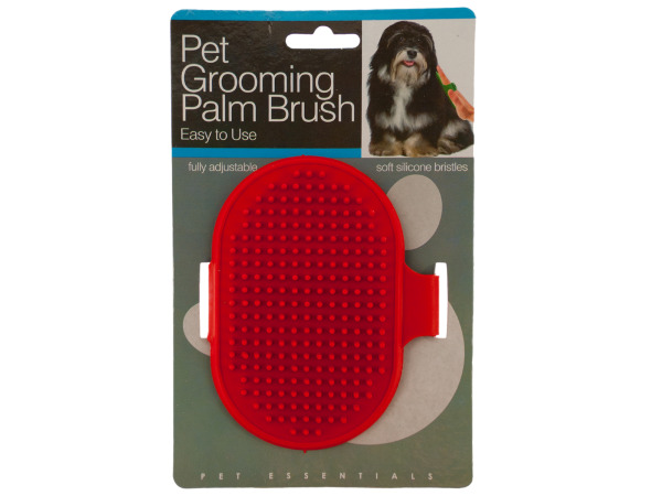 Picture of Bulk Buys DI518-24 Pet Grooming Palm Brush -Pack of 24