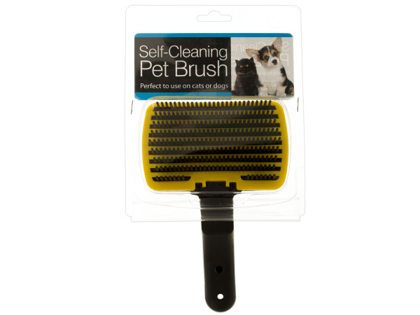 Picture of Bulk Buys OD940-12 Self-Cleaning Pet Brush -Pack of 12