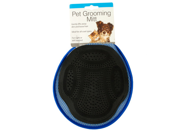 Picture of Bulk Buys OD984-12 Pet Grooming Mitt -Pack of 12