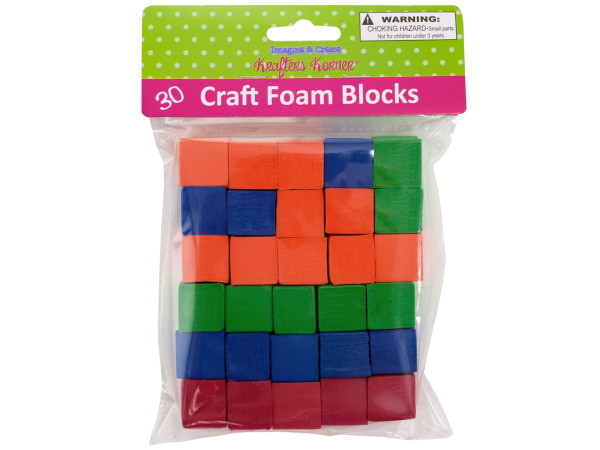 Picture of Bulk Buys CC889-12 Craft Foam Blocks -Pack of 12