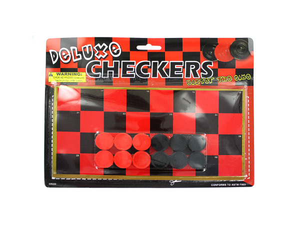 Picture of Bulk Buys KR029-144 Toy Checkerboard With Checkers -Pack of 144