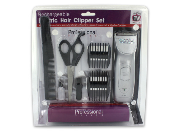 Picture of Bulk Buys OB644-3 Rechargeable Hair Clipper Set -Pack of 3