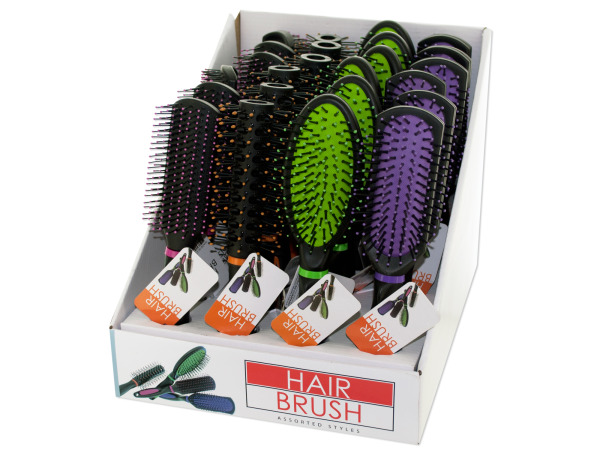 Picture of Bulk Buys OD842-24 Stylish Hair Brush Countertop Display -Pack of 24
