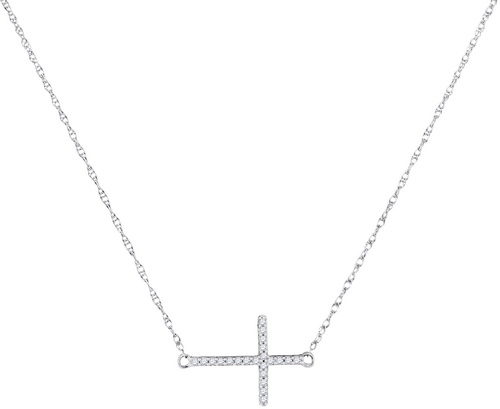 Picture of GoldNDiamond GND-98623 0.06 CTW Diamond Fashion Necklace