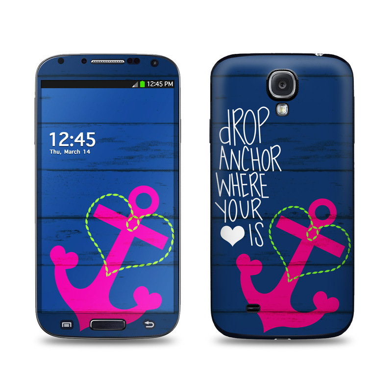 SGS4-DANCHOR Samsung Galaxy S4 Skin - Drop Anchor -  DecalGirl