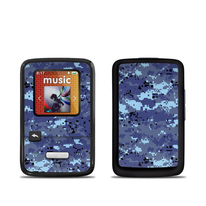 SSCZ-DIGISCAMO SanDisk Sansa Clip Zip Skin - Digital Sky Camo -  DecalGirl