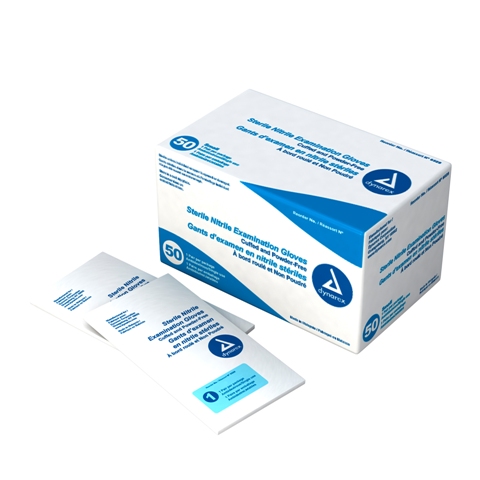 Dynarex Sterile Nitrile Exam Gloves - Pairs - Medium (400 Pairs/Case)