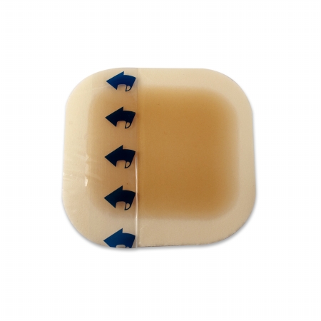 Dynarex DynaDerm Hydrocolloid Dressing - Foam - 4" x 4" (60/Case)