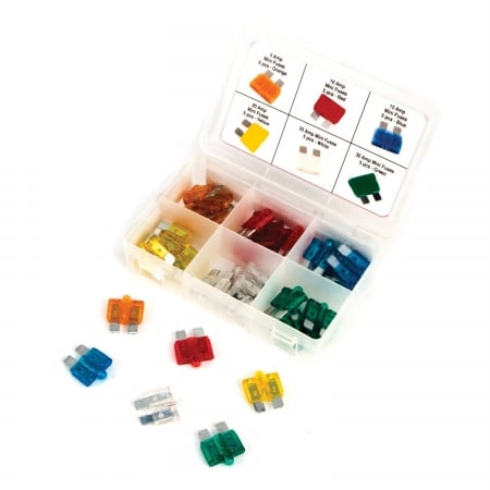 Performance Tool 30-Piece Standard Fuse Assortment w/LED Indicator (W5378)