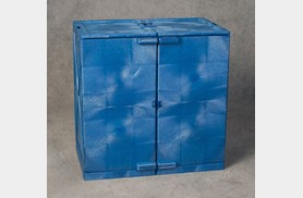 Eagle Manufacturing 24 Gallon Poly Cabinet Under Counter Modular 2 Doors