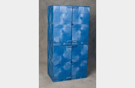 Eagle Manufacturing  48 Gallon Poly Cabinet Modular 4 Doors