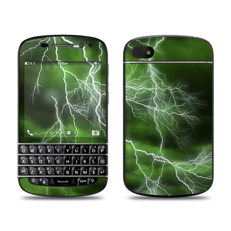 Picture of DecalGirl BQ10-APOC-GRN BlackBerry Q10 Skin - Apocalypse Green