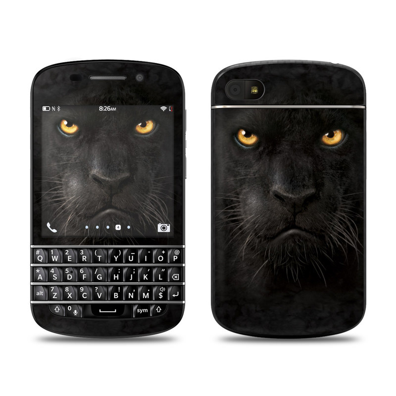 Picture of DecalGirl BQ10-BLK-PANTHER BlackBerry Q10 Skin - Black Panther