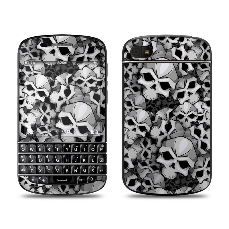 Picture of DecalGirl BQ10-BONES BlackBerry Q10 Skin - Bones