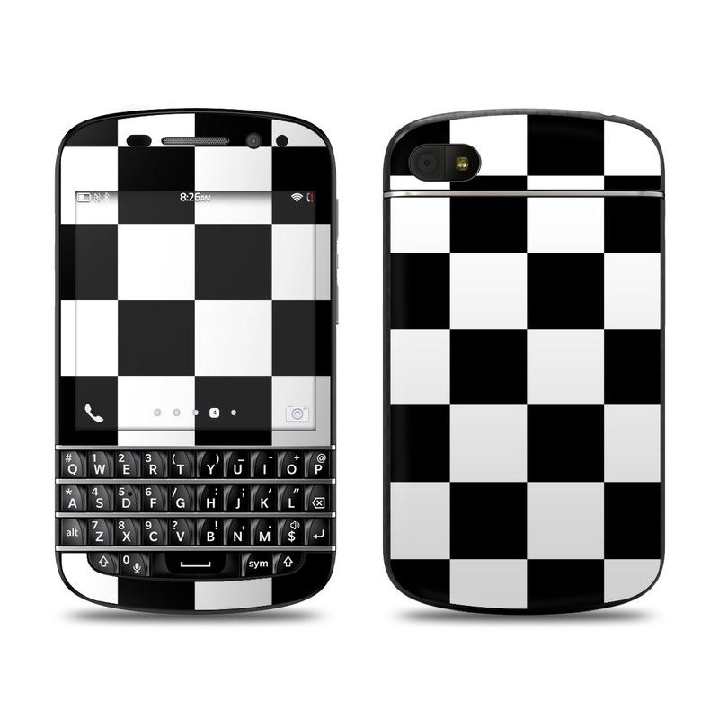 Picture of DecalGirl BQ10-CHECKERS BlackBerry Q10 Skin - Checkers