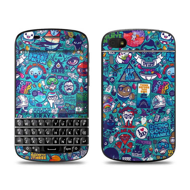 Picture of DecalGirl BQ10-COSRAY BlackBerry Q10 Skin - Cosmic Ray