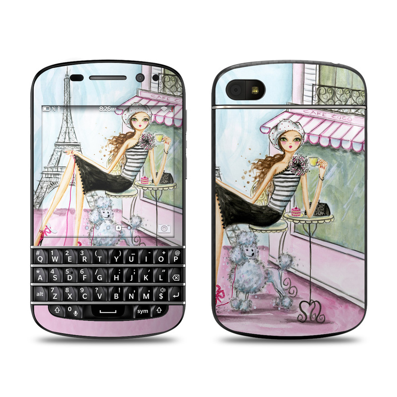 Picture of DecalGirl BQ10-CPARIS BlackBerry Q10 Skin - Cafe Paris