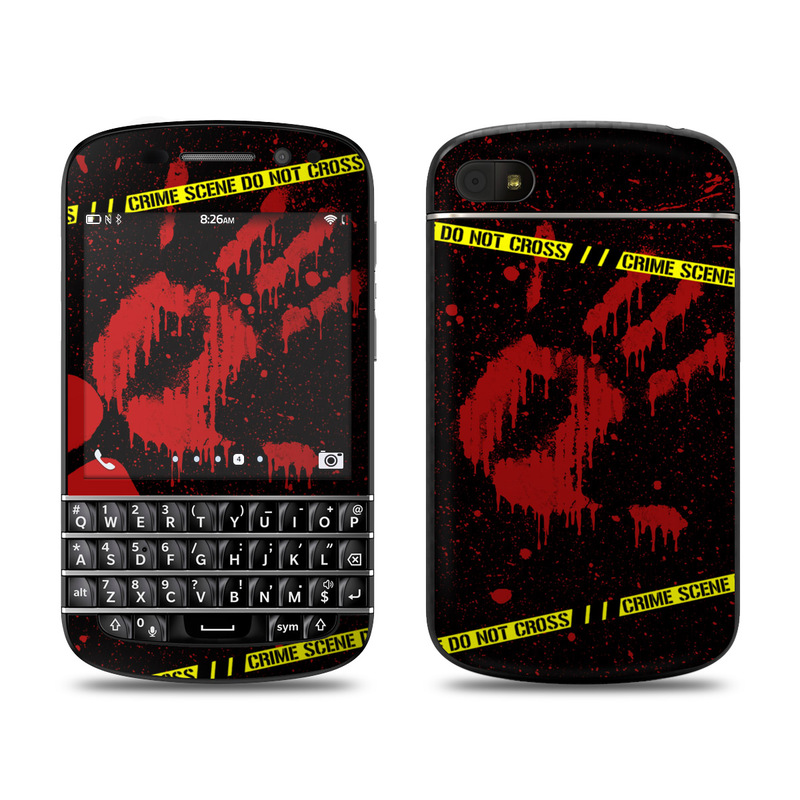 Picture of DecalGirl BQ10-CRIME BlackBerry Q10 Skin - Crime Scene