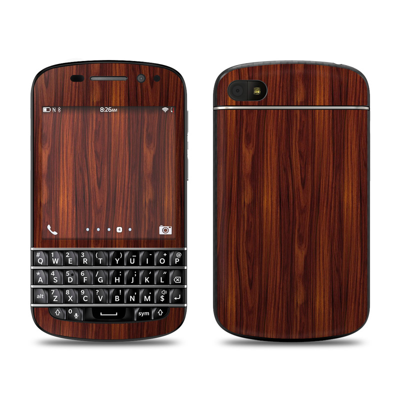 Picture of DecalGirl BQ10-DKROSEWOOD BlackBerry Q10 Skin - Dark Rosewood