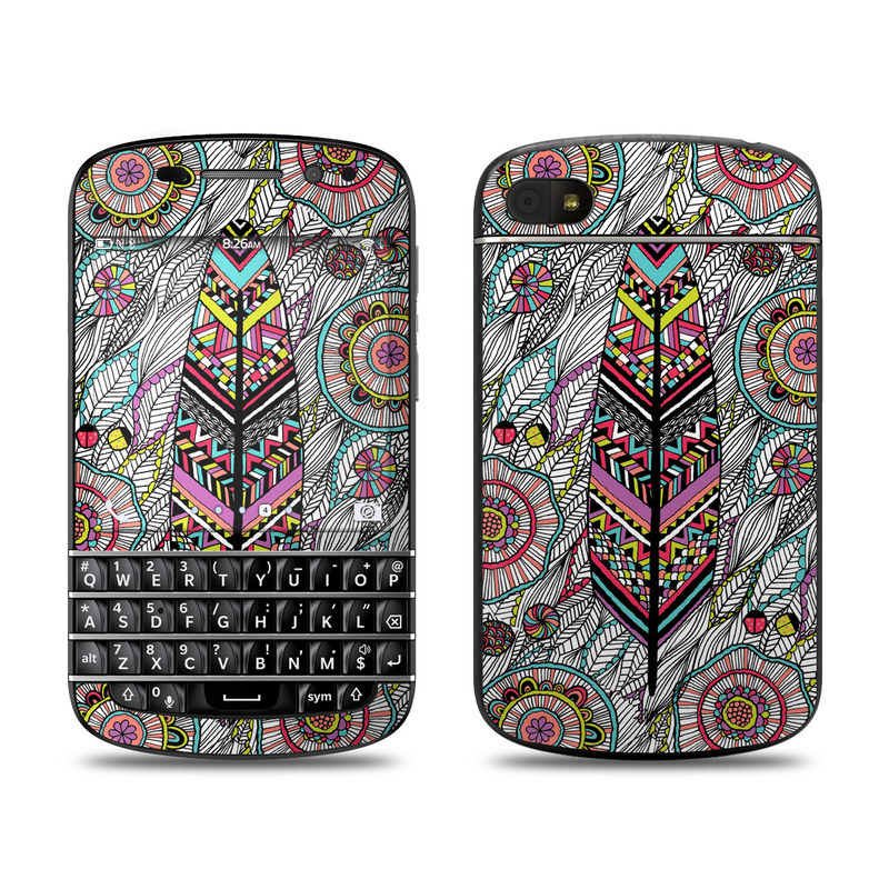 Picture of DecalGirl BQ10-DREAMFEATHER BlackBerry Q10 Skin - Dream Feather