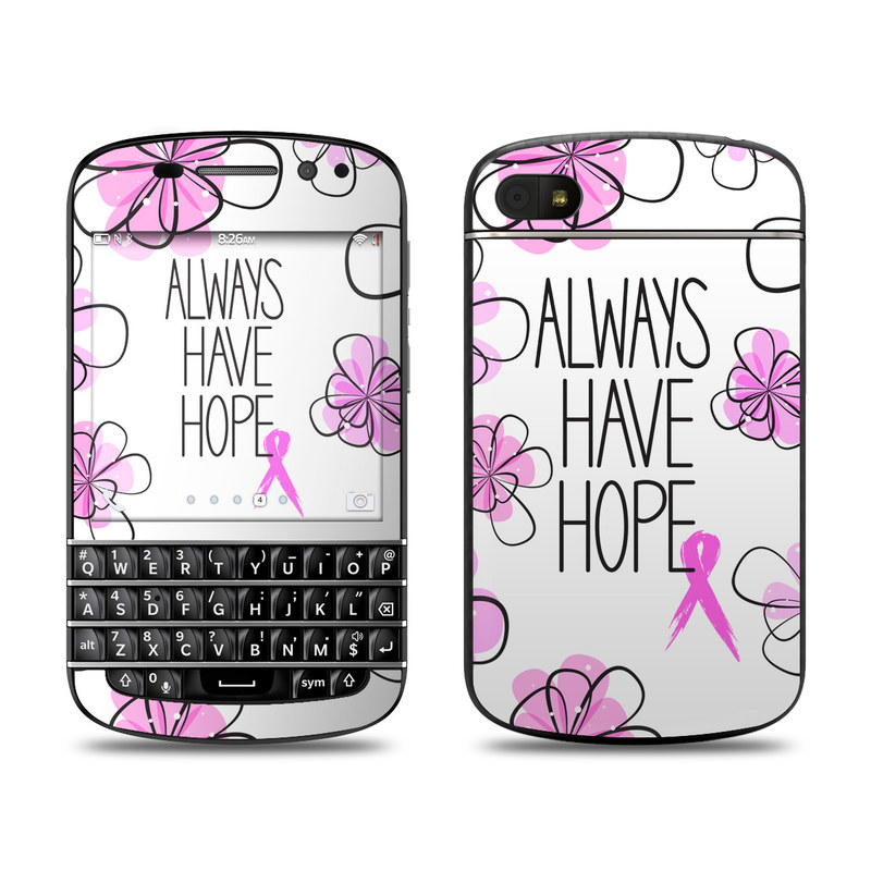 Picture of DecalGirl BQ10-HAVEHOPE BlackBerry Q10 Skin - Always Have Hope