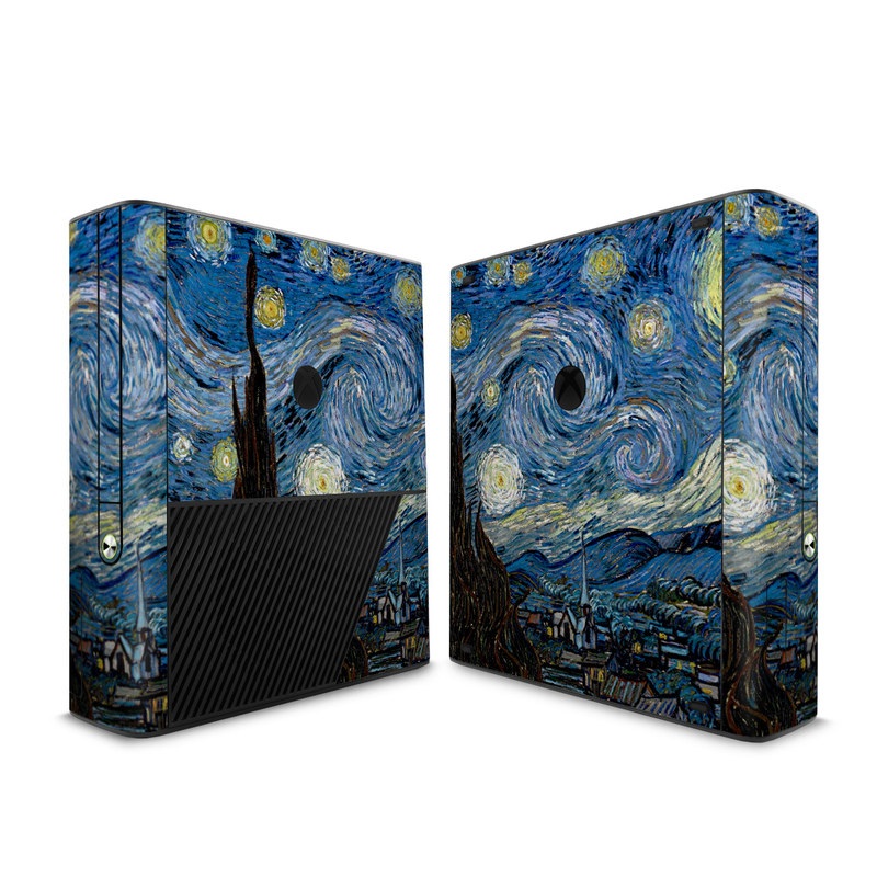 MXBE-VG-SNIGHT Microsoft Xbox 360 E Skin - Starry Night -  DecalGirl