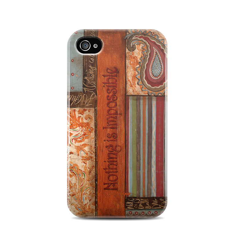 DecalGirl AIP4HC-BEINSP Apple iPhone 4 Hybrid Case - Be Inspired