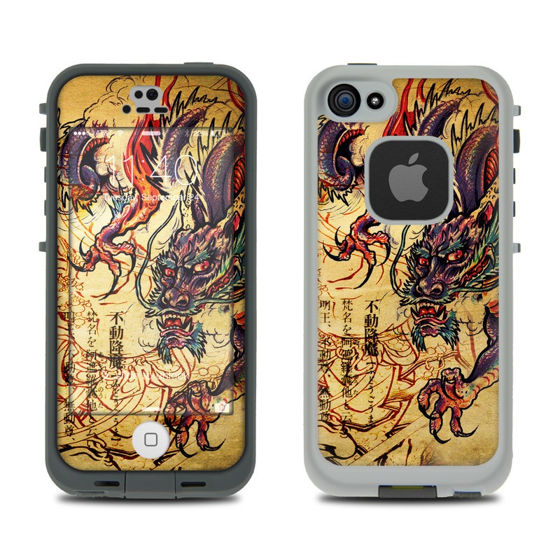 LCF5-DRGNLGND LifeProof Fre 5S Case Skin - Dragon Legend -  DecalGirl