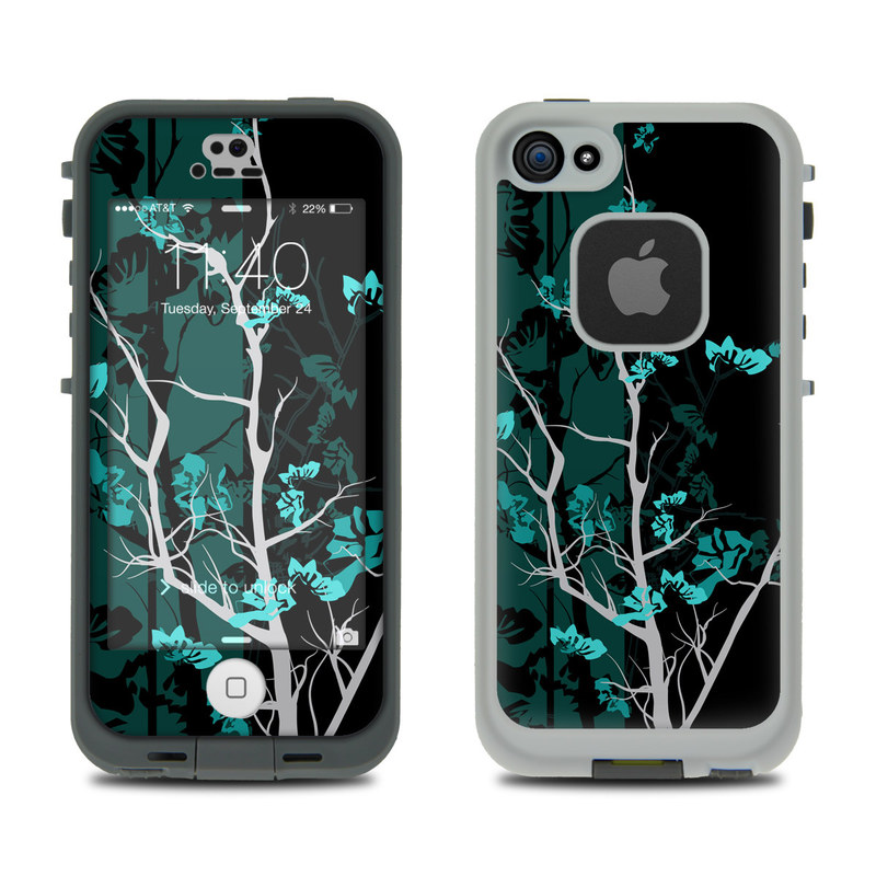 LCF5-TRANQUILITY-BLU LifeProof Fre 5S Case Skin - Aqua Tranquility -  DecalGirl