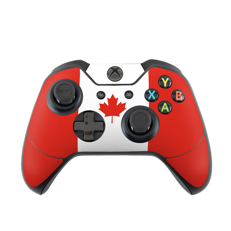 XBOC-FLAG-CANADA Microsoft Xbox One Controller Skin - Canadian Flag -  DecalGirl