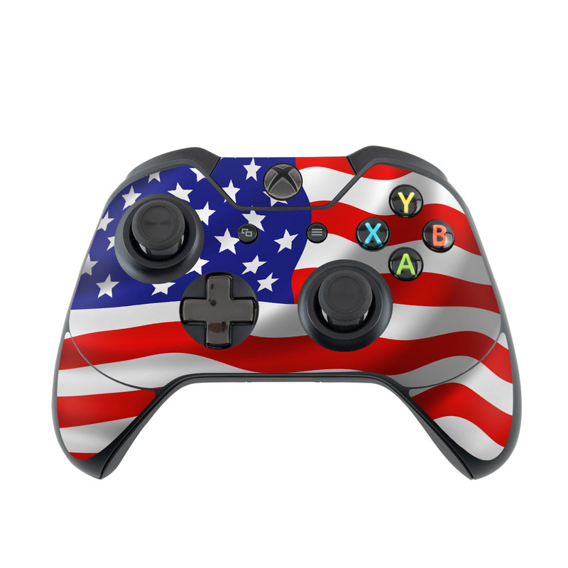 XBOC-FLAG-USA Microsoft Xbox One Controller Skin - USA Flag -  DecalGirl