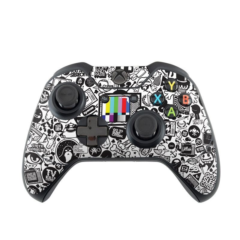 XBOC-TVKILLS Microsoft Xbox One Controller Skin - TV Kills Everything -  DecalGirl