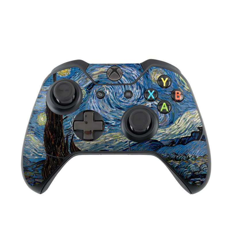 XBOC-VG-SNIGHT Microsoft Xbox One Controller Skin - Starry Night -  DecalGirl