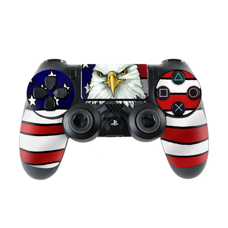 PS4C-AMERICANEAGLE Sony PS4 Controller Skin - American Eagle -  DecalGirl