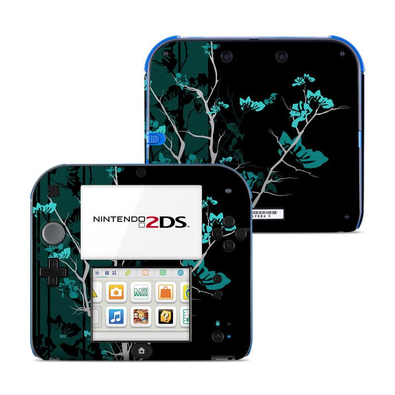 N2DS-TRANQUILITY-BLU Nintendo 2DS Skin - Aqua Tranquility -  DecalGirl