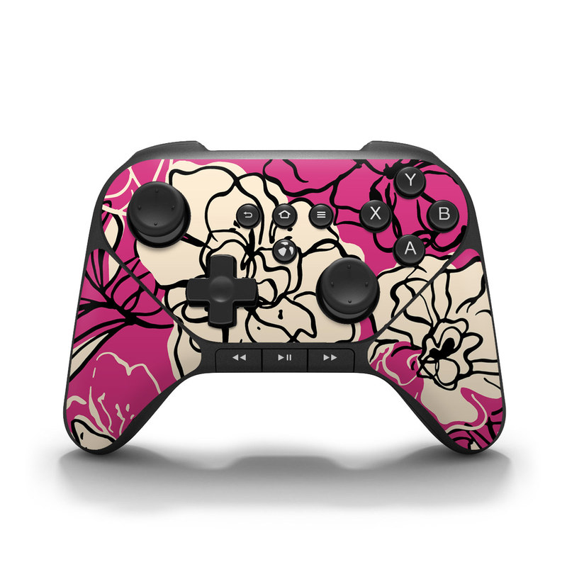 Picture of DecalGirl AFTC-BLKLIL Amazon Fire Game Controller Skin - Black Lily