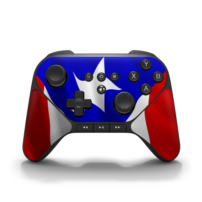 Picture of DecalGirl AFTC-FLAG-PUERTORICO Amazon Fire Game Controller Skin - Puerto Rican Flag