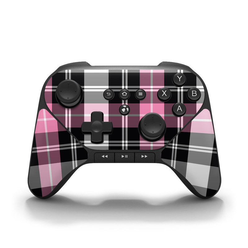 Picture of DecalGirl AFTC-PLAID-PNK Amazon Fire Game Controller Skin - Pink Plaid