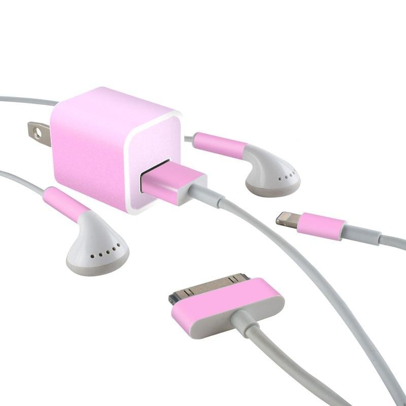 ACH-SS-PNK Apple iPhone Charge Kit Skin - Solid State Pink -  DecalGirl