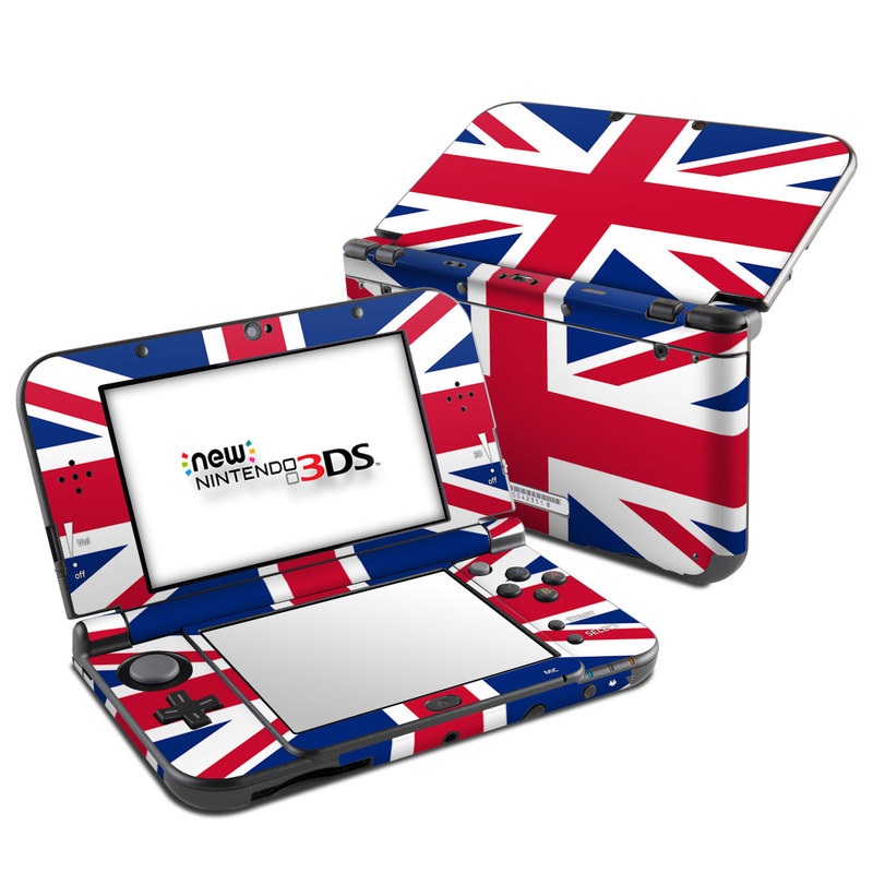 N3DSLL-UJACK Nintendo 3DS LL Skin - Union Jack -  DecalGirl