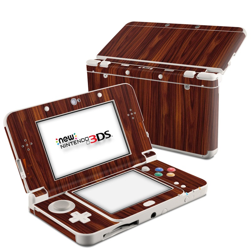 N3DS15-DKROSEWOOD Nintendo 3DS 2015 Skin - Dark Rosewood -  DecalGirl