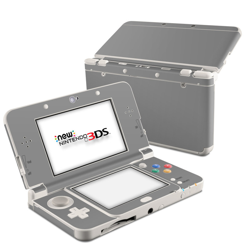 N3DS15-SS-GRY Nintendo 3DS 2015 Skin - Solid State Grey -  DecalGirl