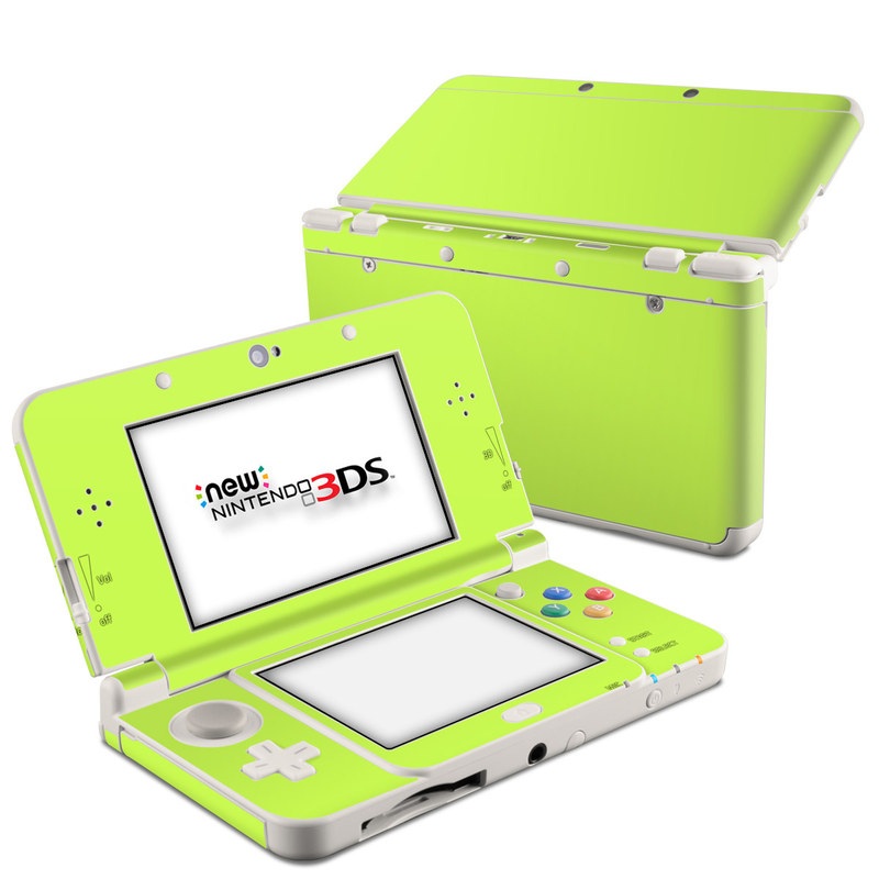 N3DS15-SS-LIM Nintendo 3DS 2015 Skin - Solid State Lime -  DecalGirl