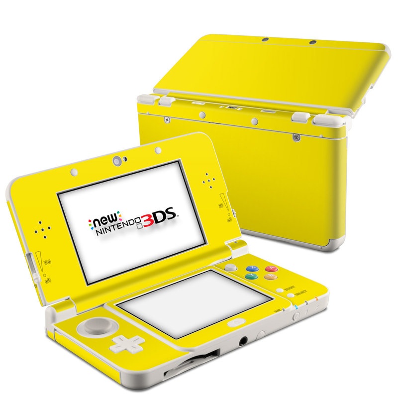 N3DS15-SS-YEL Nintendo 3DS 2015 Skin - Solid State Yellow -  DecalGirl